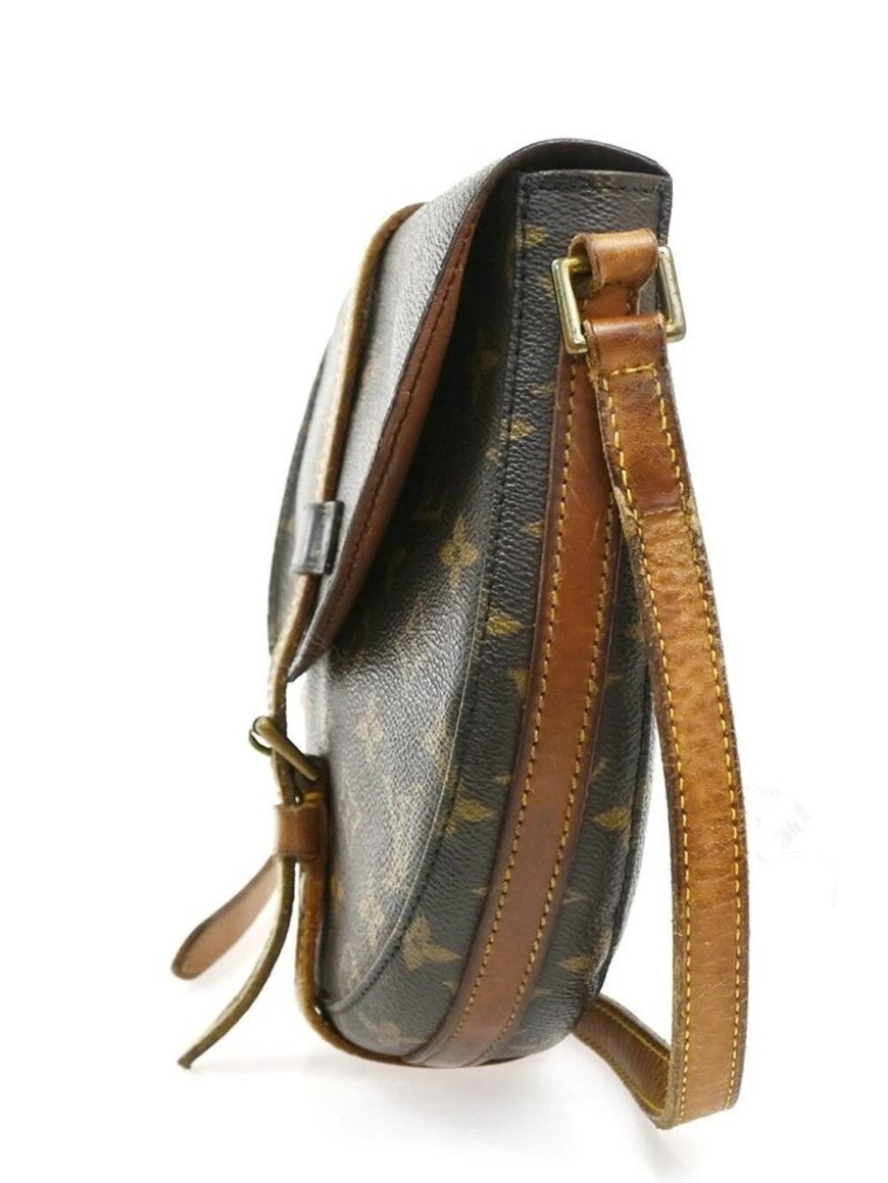 LOUIS VUITTONI Chantilly MM Shoulder Bag Monogram Leather Brown M51233 38YH987 - Picture 2 of 14